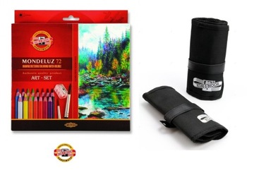 KOH-I-NOOR Kredki Mondeluz 72 akwarelowe + 2 etui