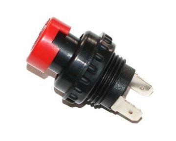 Przełącznik włącznik przycisk 24V - 5A czerwony