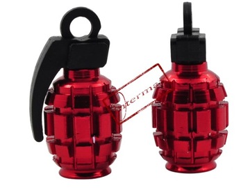 КРАСНЫЕ ТЕМНО-СИНИЕ КОЛПАЧКИ ​​ДЛЯ ПАРЫ КОЛЕС