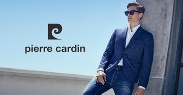 Ремень кожаный PIERRE CARDIN * черный