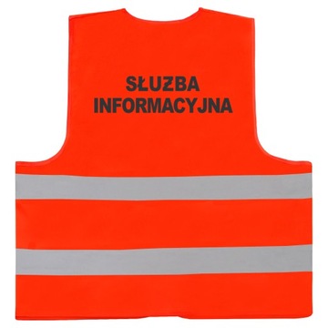 KAMIZELKA NA IMPREZY MASOWE SŁUŻBA INFORMACYJNA XL