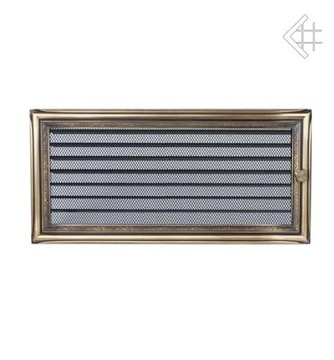 Kratka kominkowa 17x37cm RUSTYKALNA Z ŻALUZJĄ