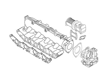 ПРОКЛАДКА ВПУСКНОГО КОЛЛЕКТОРА OPEL VECTRA C 1.9 150PS