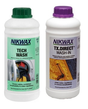 NIKWAX TX DIRECT + TECH WASH MYDŁO i IMPREGNAT 1L