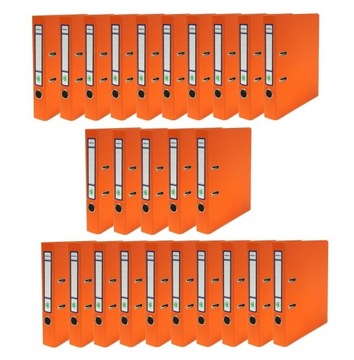 Segregator dźwignia A4 EKOBOX 50mm POMARAŃCZ 25szt