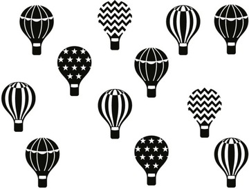 NAKLEJKI NA ŚCIANĘ ŚCIENNE BALONY BALON