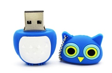 USB-ПЕРЕДНИК 16 ГБ СОВА КОРИЧНЕВЫЙ РОЗОВЫЙ ЧЕРНЫЙ СИНИЙ