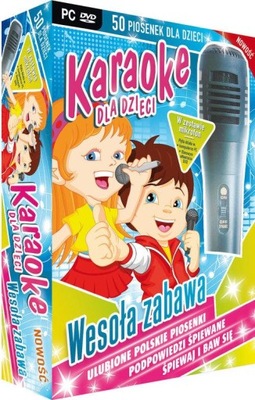 Karaoke dla dzieci wesoła zabawa PC DVD