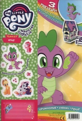 MY LITTLE PONY SPIKE FIGURKA NAKLEJKI TOM 27