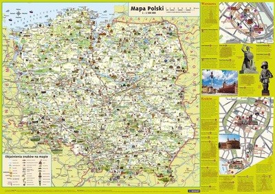 Plansza edukacyjna - Mapa Polski Junior DEMART