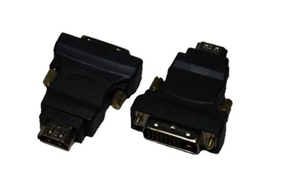 Adapter HDMI (F) do DVI-D (M) LogiLink AH0001 czarny