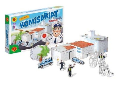 DOMEK DO MALOWANIA KOMISARIAT POLICJI ALEXANDER