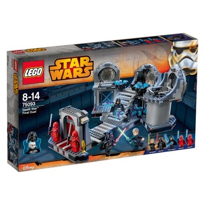 Klock LEGO Star Wars Zestaw Gwiazda Śmierci ostateczny pojedynek 75093