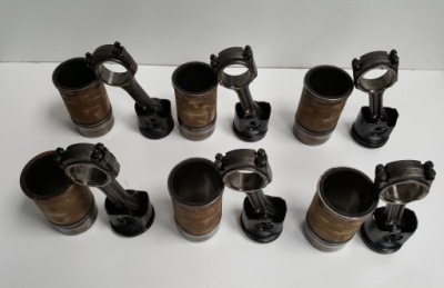 Комплект поршень + втулка + шатун volvo fh4 fm d13k renault gama t c k dti13 фото №1