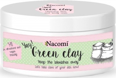 Nacomi Zelený íl Green Clay Maska 65g