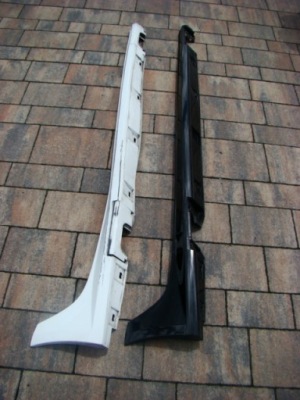 Audi a6 4g lift молдинг поріг права s-line фото №1