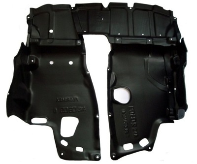 Toyota avensis t25 03-09 захист двигуна pod двигун + кліпси монтажні hdpe фото №1