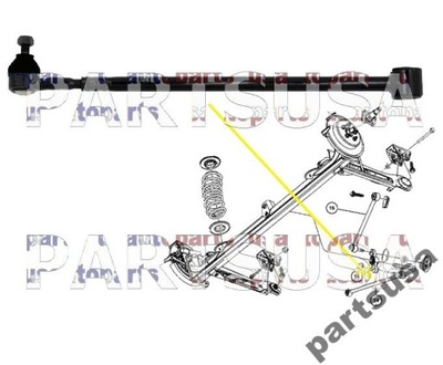 DRĄŻEK SKRĘTNY DOLNY TYŁ CHRYSLER PT CRUISER 00-10