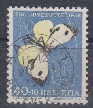 00228 Szwajcaria Mi 636 kas Motyle