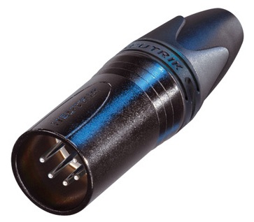 NEUTRIK XLR Prof. Wtyk XLR 5 pin męski NC5MXX-BAG