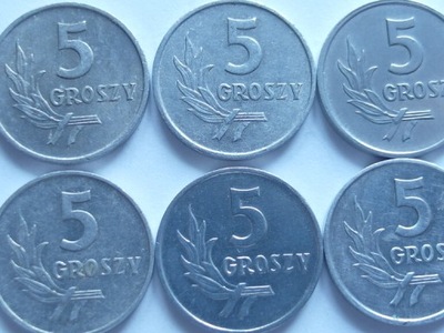 Moneta 5 gr 1967 r ładne