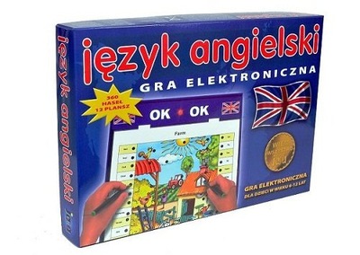 JĘZYK ANGIELSKI gra elektroniczna plansze wielotematyczne wiek 4-9 lat