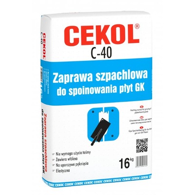 Masa szpachlowa do spoin C-40 5kg CEKOL
