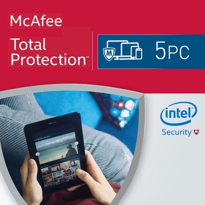 McAfee Total Protection 5 PC / 1 rok