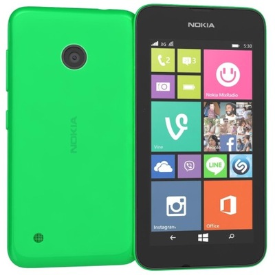 NOKIA LUMIA 530 KOMPLET bez simlocka kolor ZIELONY