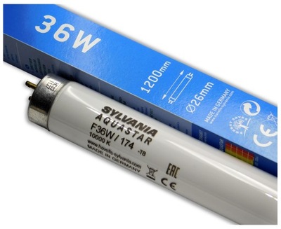 Świetlówka T8 36W Aquastar wybarwienie Sylvania