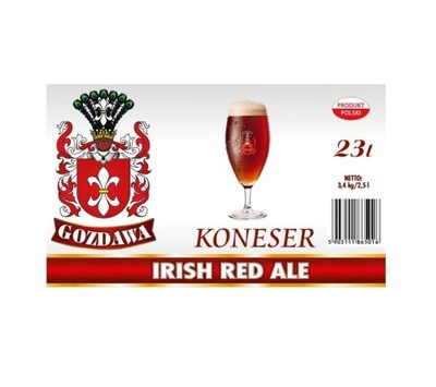 Piwo domowe brewkit KONESER IRISH RED ALE Gozdawa