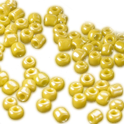 Koraliki Szlane Drobne Żółte 8/0 3mm 40g