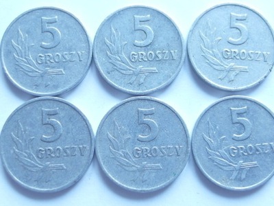 Moneta 5 gr groszy 1959 r