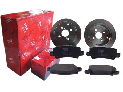 DISCS + PADS TRW REAR TOYOTA COROLLA E12 - milautoparts-fr.ukrlive.com