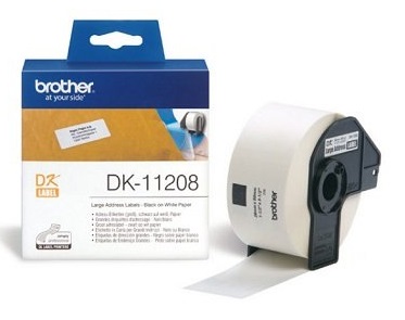 Brother etykiety adresowe DK-11208 duże 38 x 90 mm