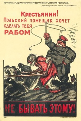 POLSKI OBSZARNIK PLAKAT wojna polsko-bolszewicka