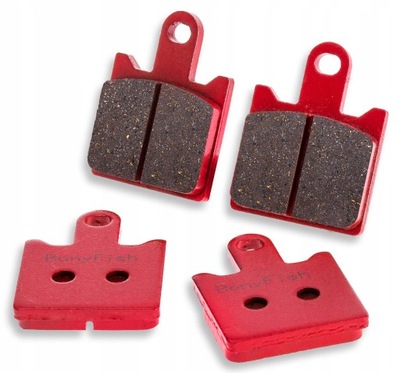 PADS HAM MOTO ORGANIC KAWASAKI ZX-6R ( ECE) BF417/4 - milautoparts-fr.ukrlive.com