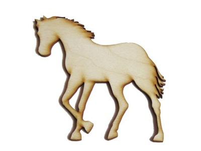 SKLEJKA drewniane Koń konie ozdoba jeżdziecka