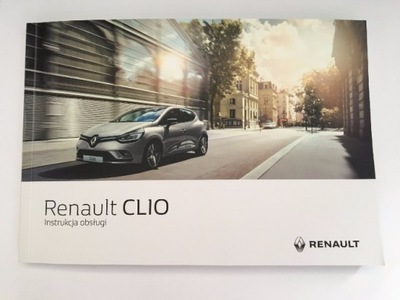 RENAULT CLIO IV 16- MANUAL + BOOK SERVICE NEW CONDITION  