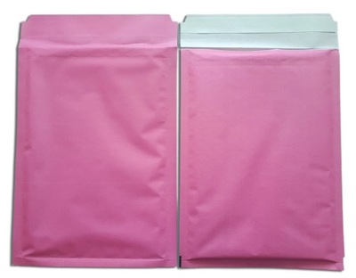 Koperty bąbelkowe D14 różowe 200x270 100szt