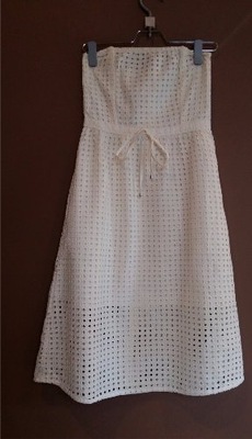 H&M Sukienka z bawełnianej koronki rozm.36 (S)