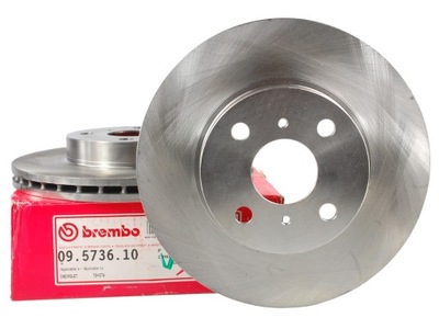 DISCS BRAKE FRONT BREMBO TOYOTA COROLLA 255MM - milautoparts-fr.ukrlive.com