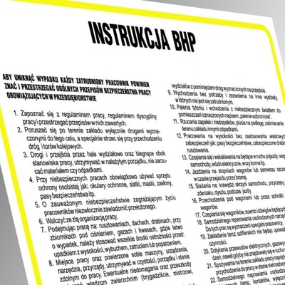 Instrukcja BHP przy obsłudze prasy do makulatury,