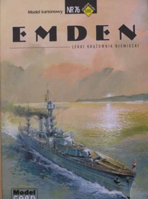 Model Card nr 76 Lekki krążownik EMDEN