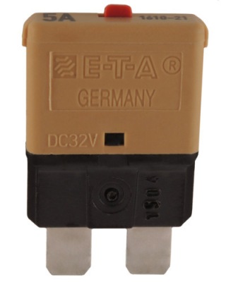 Автоматичний запобіжник термічний płytkowy uni 5a фото №1