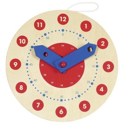 Pomoc dydaktyczna zegar goki do nauki Nauka czasu