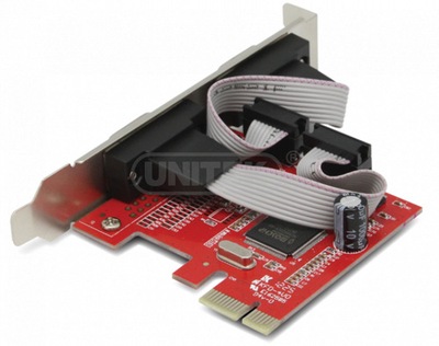 UNITEK Kontroler PCI-E - 2x RS232 , Y-7504