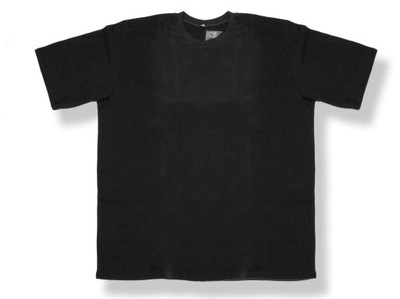 Koszulka T-shirt Męski duży rozmiar 4XL czarna