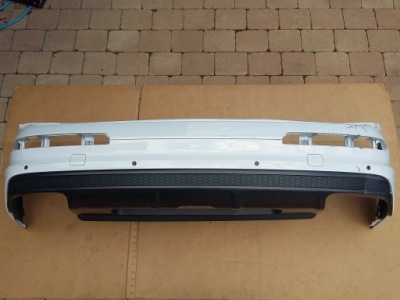 Audi q7 s-line 4m бампер задня pdc фото №1