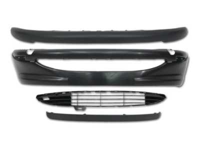 Бампер перед peugeot 206 1998-2008 комплект фото №1